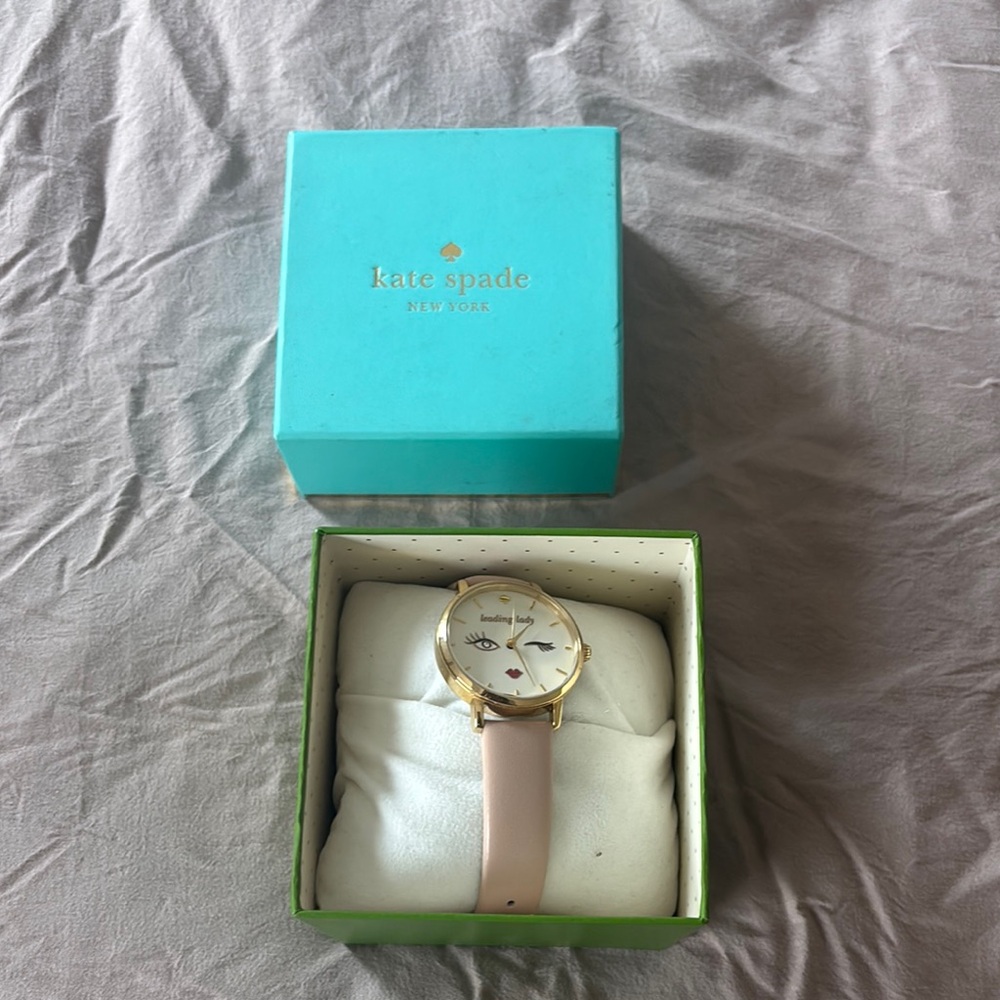 Kate Spade Gold and Cream Watch